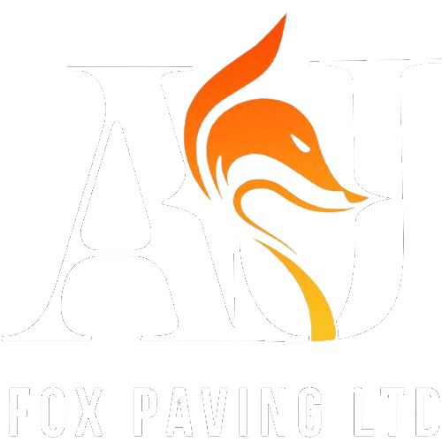 Fox Paving Logo White
